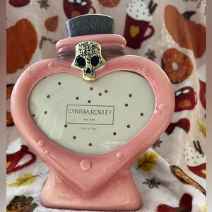 Pink heart love potion picture frame
